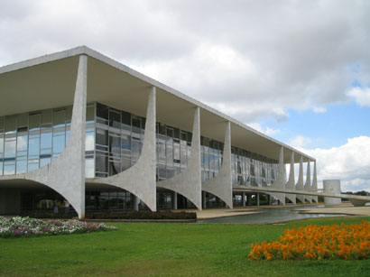 Il Planalto (il palazzo presidenziale a Brasilia