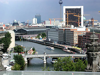 Panorama dalla cupola del Reichstag