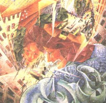 Boccioni: Visioni simultanee, 1911